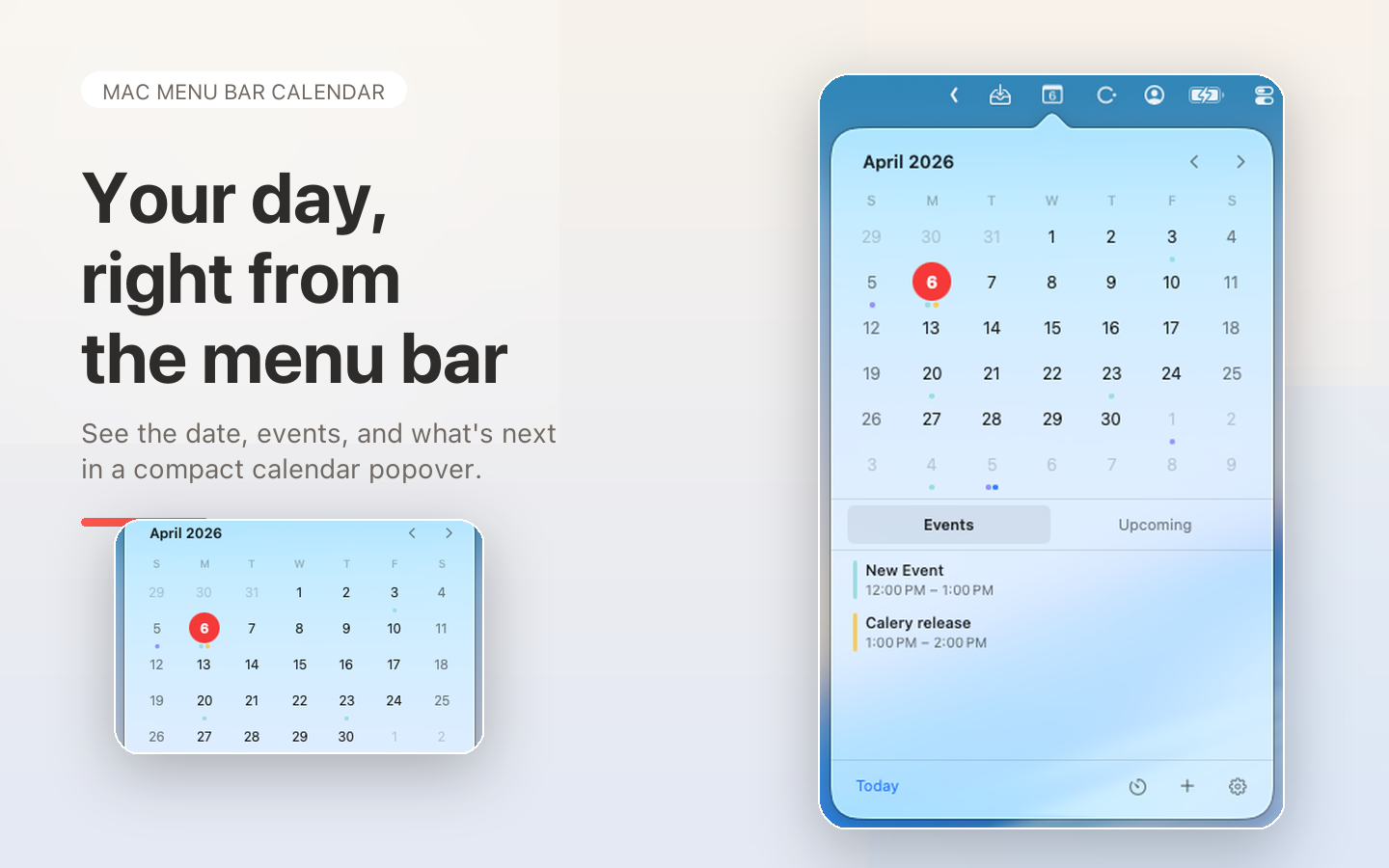 Calery screenshot 1